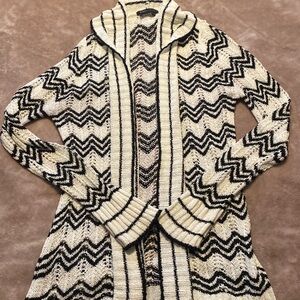 Cute black and white cardigan